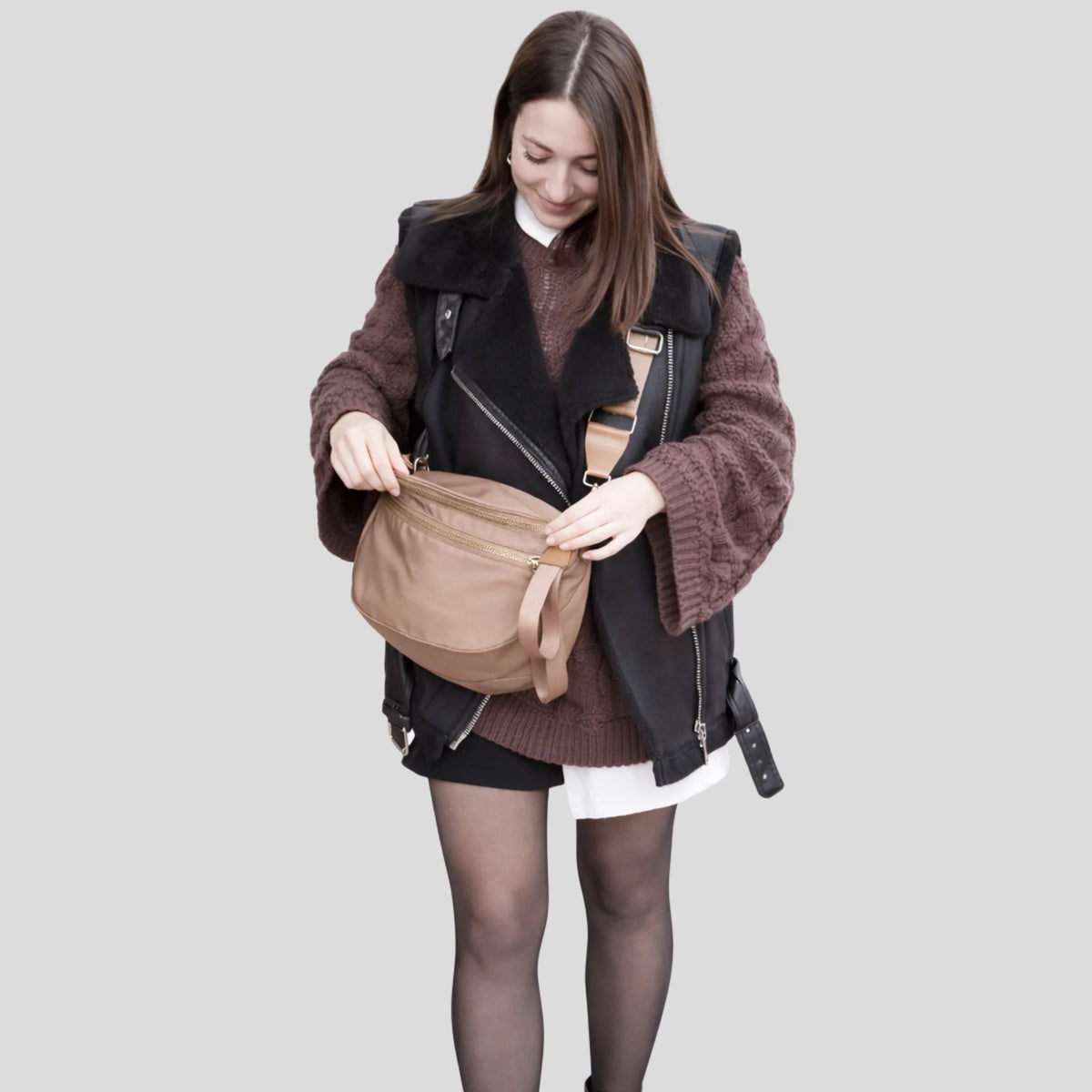 Kit Élégance Marron - porté