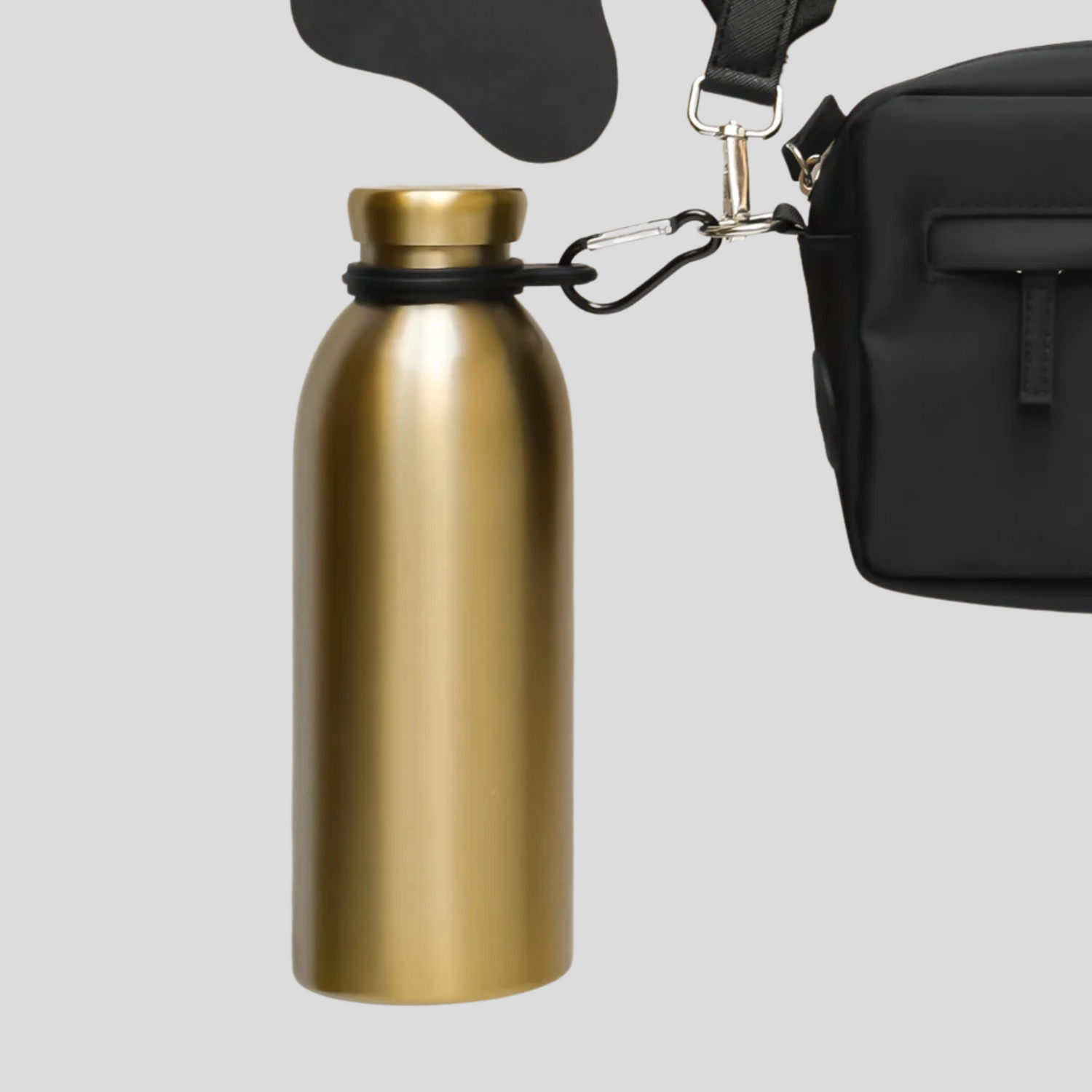 Attache gourde avec mousqueton