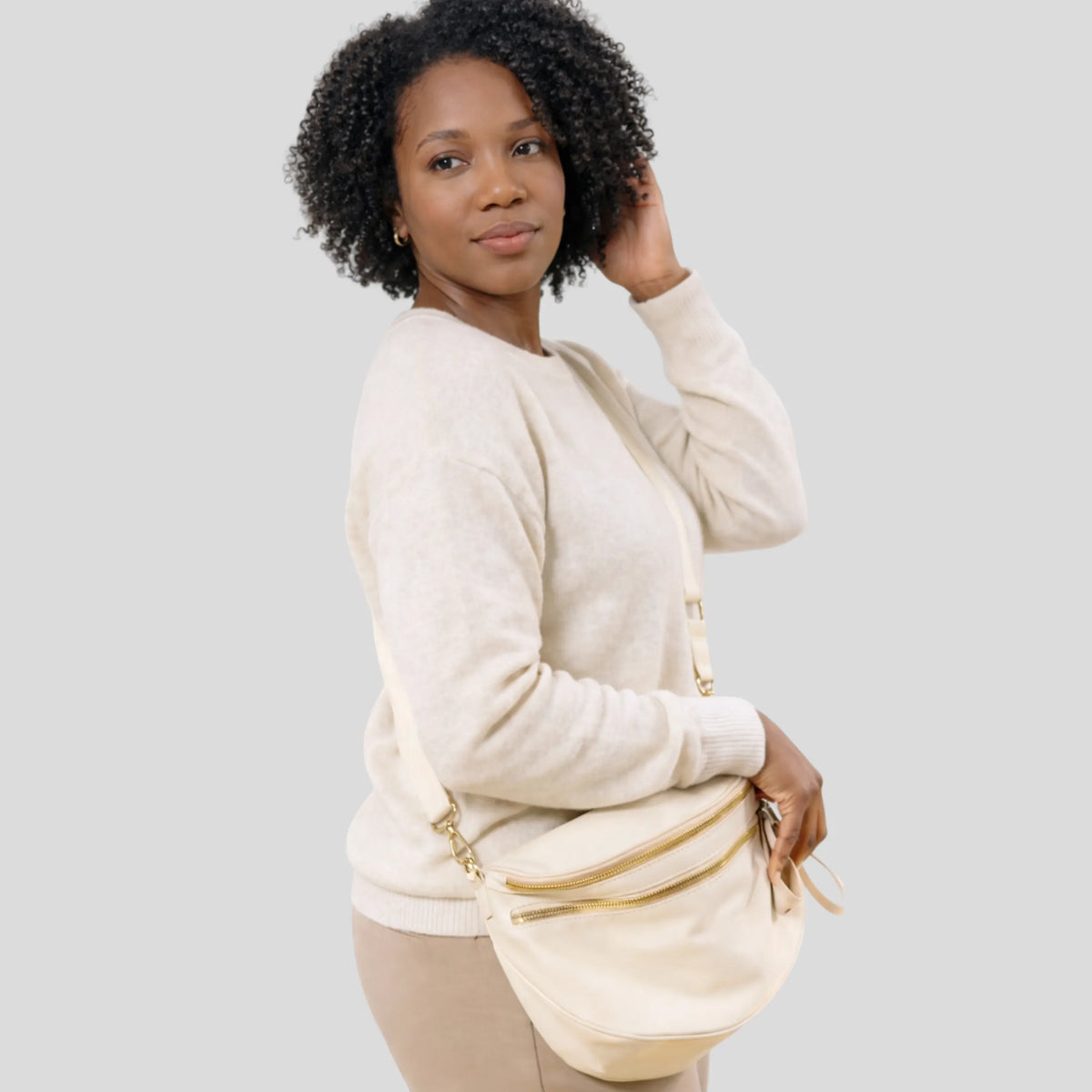 Kit Élégance Beige Uni - porté